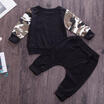 Fashion Newborn Kids Baby Long Sleeve T-Shirt Tops Pants Outfits Clothes Set