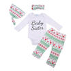 Newborn Toddler Baby Girls Clothes Romper Jumpsuit BodysuitPants Outfits Set C