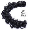 Synthetic Hair Flexible Scrunchie Wrap For Wave Curly Hair Bun Ponytail 6 Color