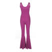 Women Ladies Clubwear U-Neck Playsuit Bodycon Party Jumpsuit&Romper Trousers US