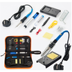 60W Electric Soldering Tools Iron Welding Tool Kit Solder Wire Tweezers Set
