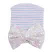 UK Cute Newborn Baby Girls Infant Toddler Comfy Bowknot Hospital Cap Beanie Hat