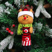 USA New Christmas Ornaments Santa Claus Snowman Xmas Tree Pendant Decorations WG