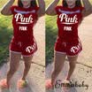 2PCS Women Tracksuit Hoodies Sweatshirt Tops Short Pants Set Sport Gym Wear Suit