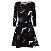 Halloween print dress
