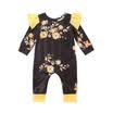 Newborn Infant Baby Girls Flower Romper Bodysuit Jumpsuit Outfits Clothes 0-24M