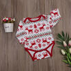 Christmas Toddler Infant Newborn BabyKid Bodysuit RomperJumpsuit Clothes Outfit