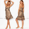 Womens Ladies Chiffon Leopard Print Nightwear Sleepwear Lingerie Nightdress Sexy