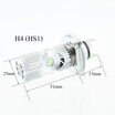 Motorcycle Headlight LED Bulbs Super Bright 6000K 12V Light Bulb Moto Lights H4 HS1 BA20D P15D-25-1 HiLo Motor Bike Head Lamp
