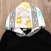 AU Stock Newborn Baby Boy Girls Hooded Sweatshirt TopsPant Set Clothes Outfits