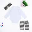 Newborn Kids Baby Boy Girl Infant Romper Jumpsuit Bodysuit Clothes Outfits Set M