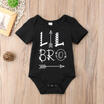 Little Brother Baby Boy Romper Big Boy T-shirt Tops Tee Matching Outfits