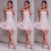 New Short Lace Bridesmaid Formal Ball Gown Cocktail Evening Party Prom Dresses