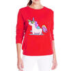 Fashion Women Unicorn Lovely Shirts Hoodies Rainbow Hoodies Tops Jumper Pullover