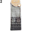 US Women Snowflake Thigh High Leg Warmers Socks Over Knee Boot Cuff Stocking