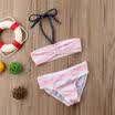 2pcs Infant Kid Baby Girl Swimsuit Outfit Bikini Swimwear Bathing Suit Beachwear