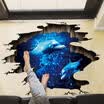 Stylish Removable 3D Galaxy Planet Wall Stickers Art Decals Home Room Decor DIY