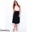 AU Emmababy Women Summer Casual Loose Midiskirts Bowknot Casual Dress Sundress