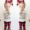 0-24M Baby Girls 100 Cotton Tops T-shirtPant Leggings Outfits Set Sleepwear UK