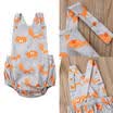 Newborn Baby Boy Girl Infant Fox Cotton Romper Bodysuit Jumpsuit Outfits Sunsuit