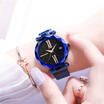 Women Ladies Girl Stainless Steel Band Bracelet Crystal Dial Quartz Wrist Watch