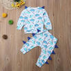 Baby Clothes Toddler Boy Kid Pullover Top T-shirt &Pants Trousers Outfit Cartoon