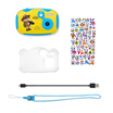 Amkov Mini Kids Digital Video Camera Built-in Rechargeable Battery with Cartoon Stickers Christmas New Year Birthday Festival Gift