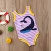 Newborn Baby Girl Whale Swimwear Swimsuit One-piece Bathing Suit Bikini Set