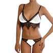 Sexy Women Lace Floral Bralette Push Up Bra G-string Set Lingerie Sleepwear Gift