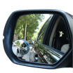 Car borderless small round mirror 360 degree reversing blind spot mirror convex mirror rear view rotating mirror glass small round mirror