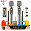 COK W-901 upgrade version U segment Bluetooth wireless microphone wireless microphone one for two home ktv sound singing karaoke conference speech outdoor stage mobile phone TV karaoke