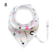Baby Boy Girls Saliva Towel Bandana Bibs Dribble Triangle Kids Head Scarf
