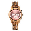 BOBO BIRD wooden quartz pointer watch P18