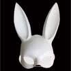 UK Black Halloween Cosplay Easter Bar Ball Masquerade Bunny Rabbit Face Mask
