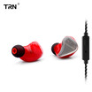 TRN IM1 1BA1DD Hybrid In Ear Earphone Monito Running Sport Earphone HIFI Headset Detachable Detach 2Pin Cable Custom Earphone