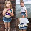 Fashion Toddler Kids Boy Girl Short Denim Pants Shorts Baby Trousers Bottoms