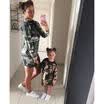 Kids Baby Girls Camouflage Print Dress Long Sleeve Skirts Cotton Clothes 1-6Y
