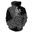 QYDM-348 Mens Hoodie 3D Printed Women Pullover Sweater