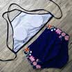 Women Push-up Padded Bra Floral Bikini Set Swimsuit Triangle Swimwear Bathing UK