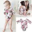 AU Stock Kids Baby Girls Toddler Floral Romper Bodysuit Jumpsuit Outfits Clothes