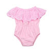 Newborn Baby Girls Off Shoulder Flower Romper Bodysuit Jumpsuit Outfits Clothes