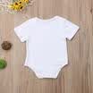 Canis Newborn Baby Boy Girl Fruit Print Romper Bodysuit Jumpsuit Outfits Clothes