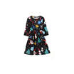 Christmas Outfits Women Kids Girls XMAS Printing Dress XMAS Clothes Autumn New