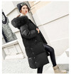 Big raccoon fur collar in the long down jacket female autumn&winter 2018 new academy style thickened white duck down