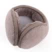 Unisex Winter Plush Ear Pad Back Wear Warmers Earmuffs Solid Headband Alert