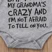 Be Careful Newborn Baby Boys Girls Short Sleeve Romper Jumpsuit Bodysuit Outfits