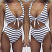 Womens Bandage Brazilian Swimsuit One Piece Monokini Beach Swimwear Bikini Set