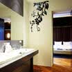 Floral 3D Acrylic Mirror DIY Wall Home Decal Mural Decor Vinyl Art Stickers