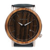BOBO BIRD wooden quartz pointer watch O27