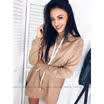 Womens Hoodie Mini Dress Hooded Sweatshirts Casual Pullover Jumper Sweater Tops